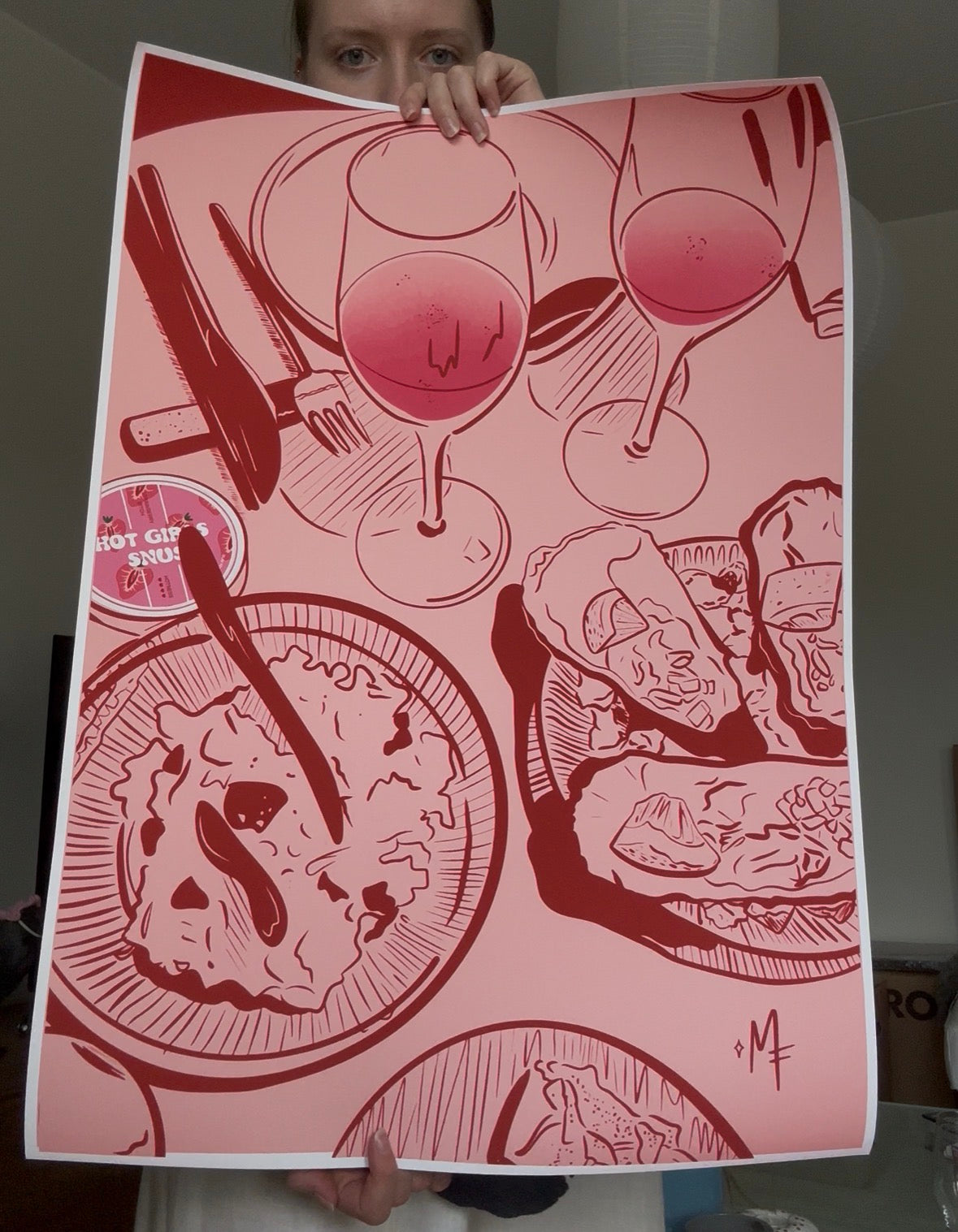 REA Middag Poster 50x70